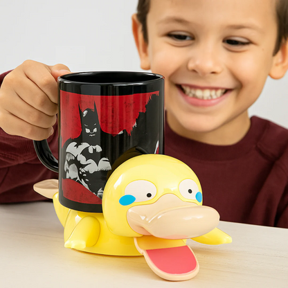 Funny Panicked Duck Cup Coaster