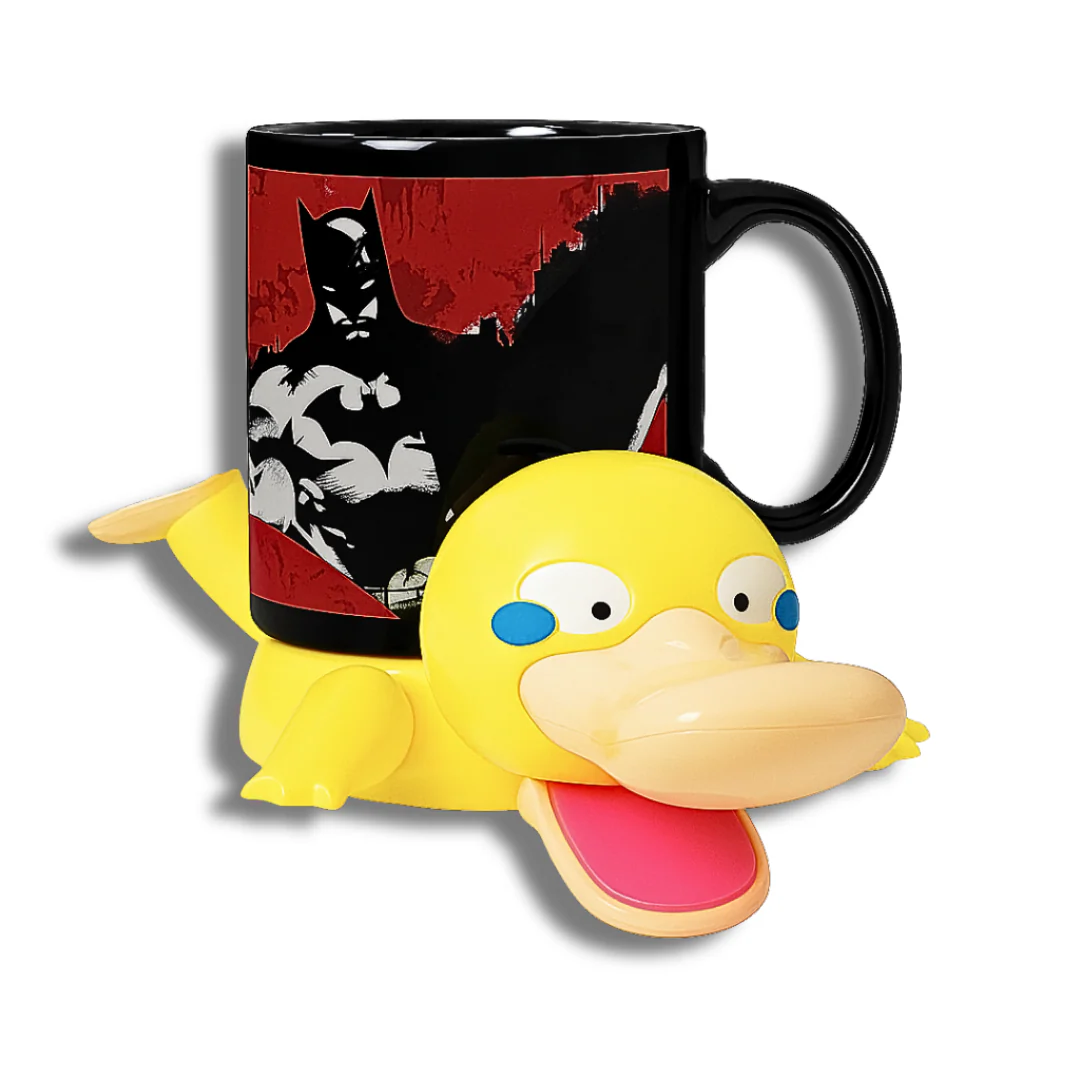 Funny Panicked Duck Cup Coaster